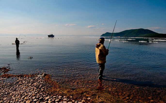 Рыбалка на Байкале весной