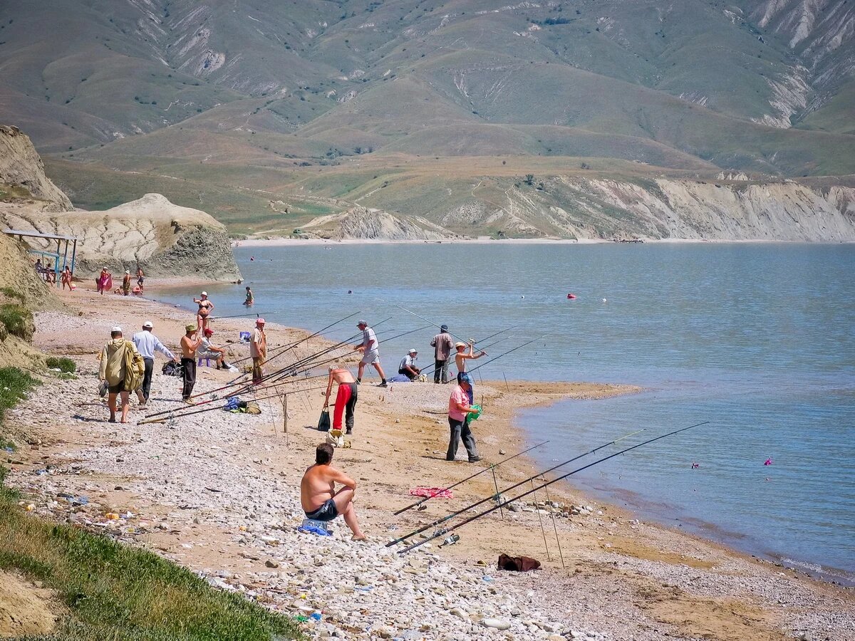рыбалка в крыму на озерах бахчисарая клевое место видео